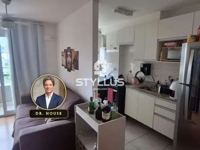 Apartamento de Frente com Varanda e Lazer Completo no Encantado! M36R