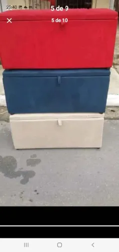 Puffs baú com preço de fábrica whatsapp *