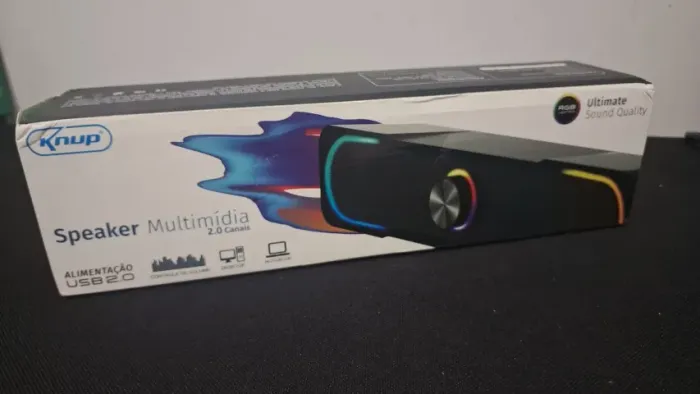 Caixa de Som RGB - Para PC e Notebook