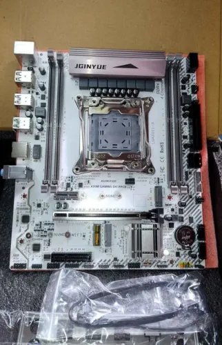 Kit placa mãe x99 argb quadchannel 8 fases vrm 2680 v4 módulo TPM 2.0