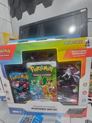 Pokemon Box Parceiros Inicias 3 combo 4 caixas