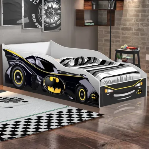 Cama infantil solteiro carro Batman - ENTREGA HOJE !!!
