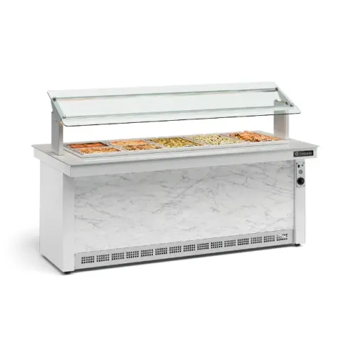 ac buffet quente capacidade 8 cubas