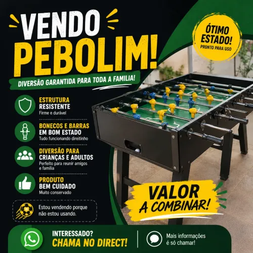 Vende - se Pebolim