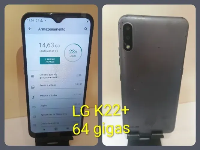 Celular LG K22 com 64 GIGAS