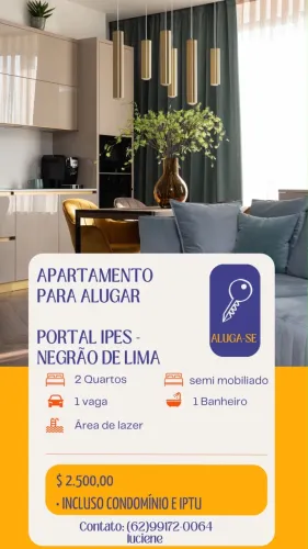 Aluga se apartamento Negrão de lima