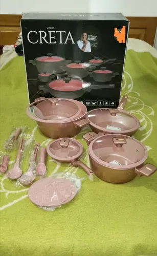 Panelas e Frigideiras Creta Antiaderente 