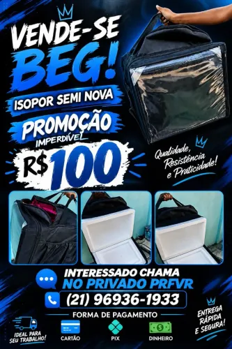 Beg semi nova pra lanches 45lt