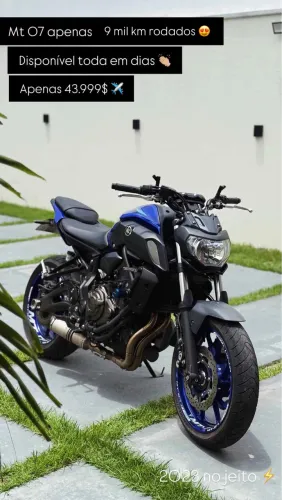 MT 07 YAMAHA APENAS 9 MIL KM