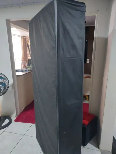 Base de cama box solteiro em corino