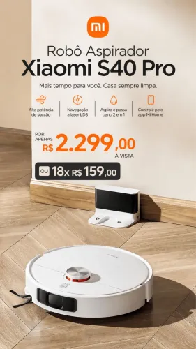 Robô Aspirador Xiaomi S40 Pro