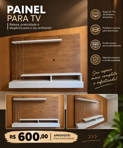 Painel de TV até 65".