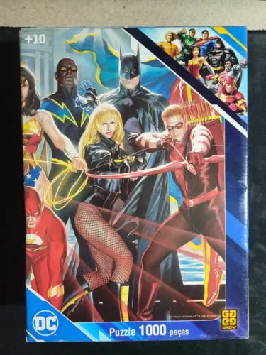 Quebra Cabeças Puzzle Liga da Justiça Alex Ross
