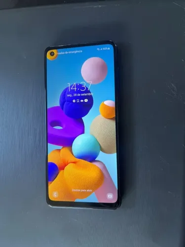 VENDE-SE GALAXY A21S SEMINOVO - SEM MARCAS DE USO.
