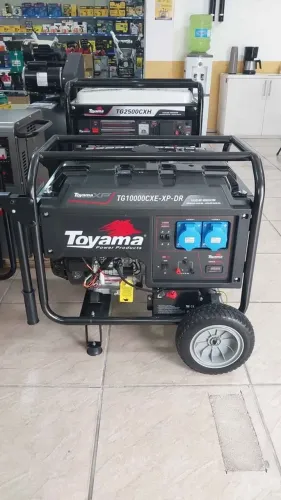 Gerador a gasolina 9Kva Partida elétrica TG1000CXE-XP-DR Toyama (Loja/Nova)