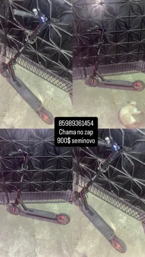 Patinete elétrico seminovo 900$ só chama no zap *54
