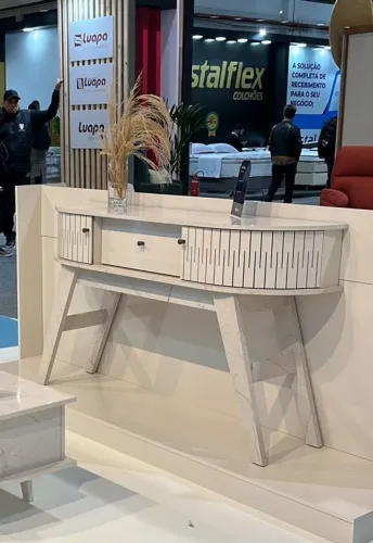 Aparador 2 portas 1 gaveta calacata off white NOVO Promoção