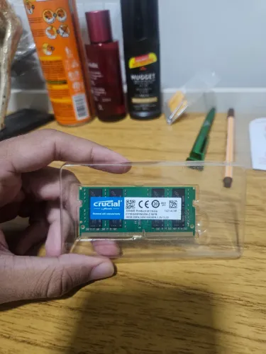 Memória Ram Notebook DDR4 16GB Ram Crucial 3200mhz