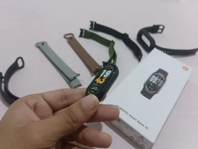 Mi smart Band 10 + 5 pulseiras e um protetor de tela