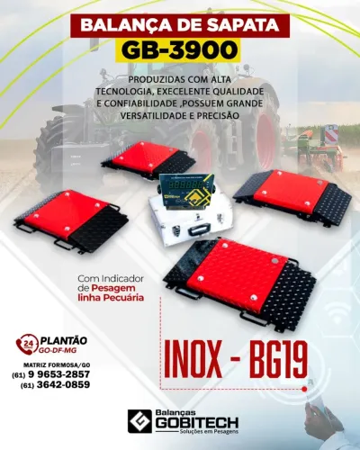 BALANÇAS DE SAPATA PORTÁTIL - AGROPECUÁRIA OU INDÚSTRIA