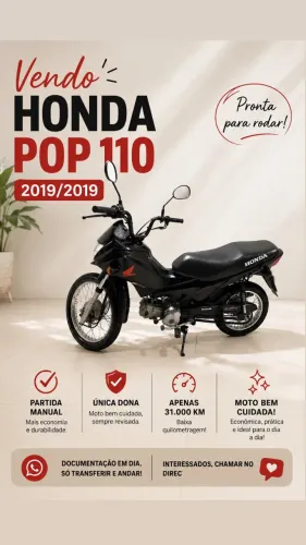 Honda POP 110 / Petrolina