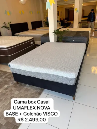Cama de casal Box UMAFLEX NOVA - ENTREGAMOS
