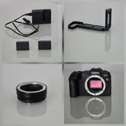 Canon RP + adaptador + Cage + 2 Baterias Originais