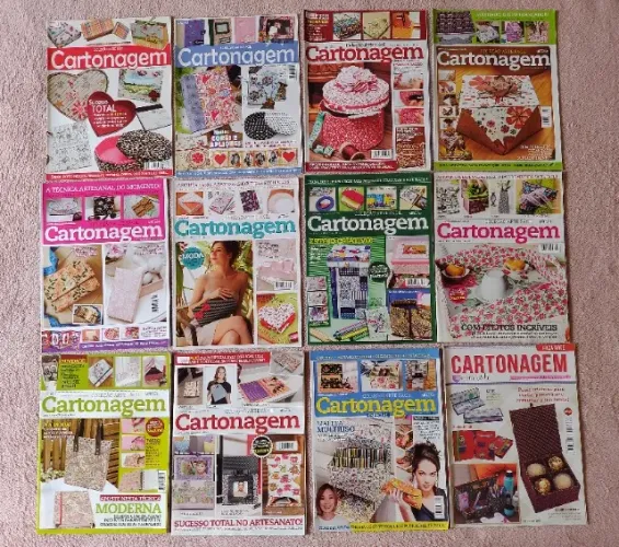 17 Revistas de Cartonagem