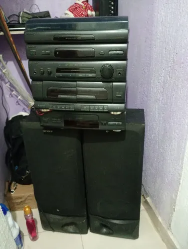 Som Sony System - Vintage - Ótimo Estado
