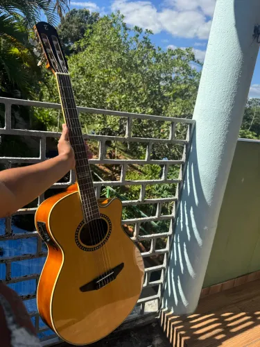 Violão Elétrico com capa (Tagima Vegas T-NA) ACEITO NEGOCIAÇÃO/BEM CUIDADO