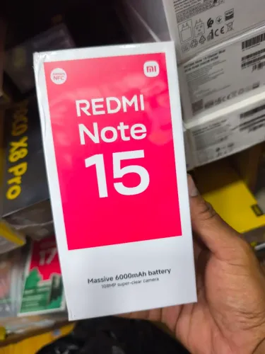 Xiaomi Redmi Note 15 8/256GB. Novo lacrado com garantia.<br>