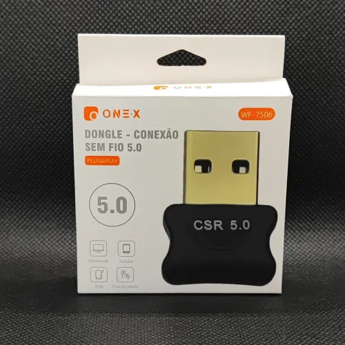 Adaptador bluetooth conexão sem fio 5.0