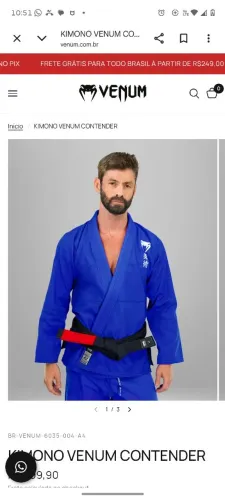 Kimono Venum Contender 
