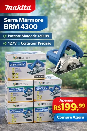 ? Serra Mármore Makita MT4100 - 1200W 127V