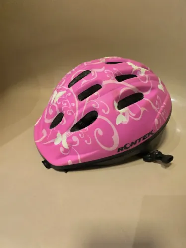 Capacete bike infantil menina Rontek 4 anos