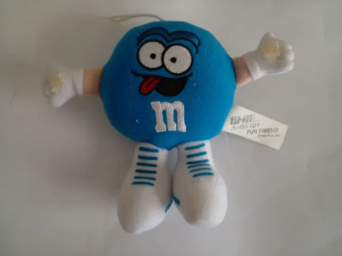 Pelúcia M&M azul - 1997