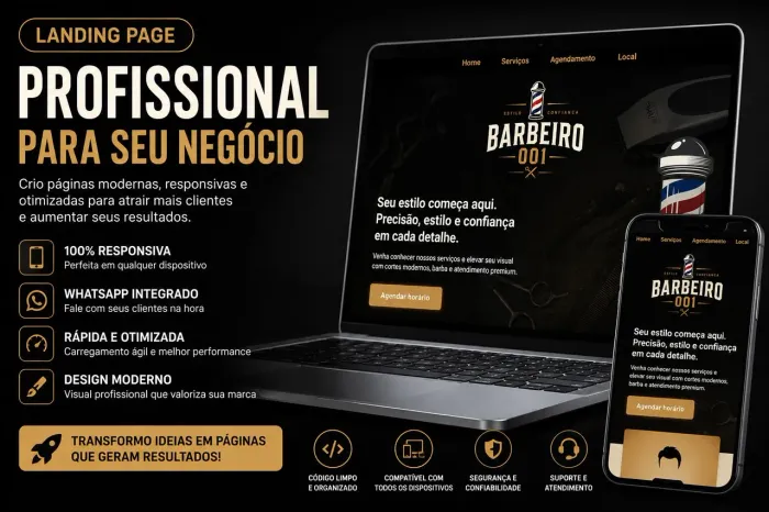 Criação de Sites Profissionais | Landing Pages | Desenvolvedor Web
