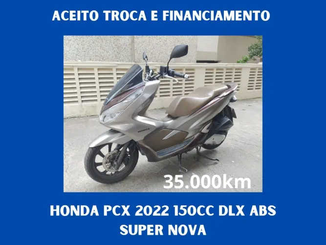 Honda PCX 2022 DLX ABS 150cc Ótimo Estado - financio e aceita troca
