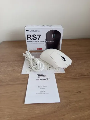 Mouse Gamer Smailwolf RS7 Branco ( Lacrado )