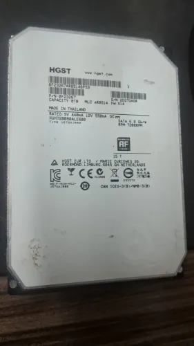 HD 8TB SATA, desktop, com ALERTA/estou usando normalmente