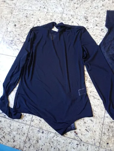 Body em tule preto 