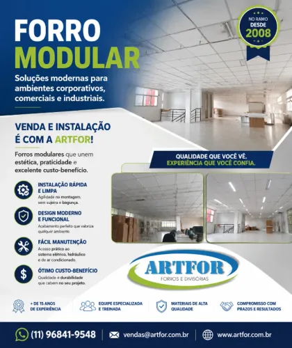 Forros Acústicos, Forros Minerais, Forros Anti Chama, Forros Preto.