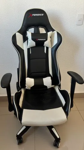 Cadeira Gamer Xperience Ultra Branca Reclinável - Braços Ajustáveis
