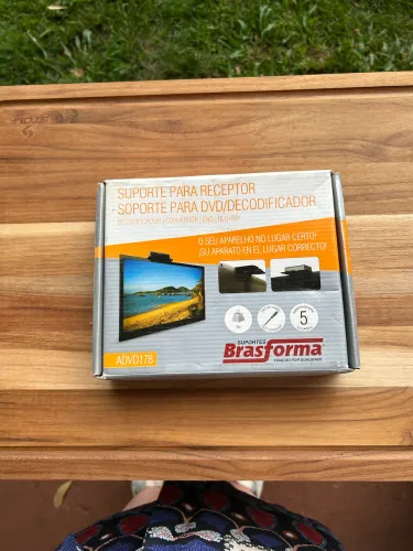 Suporte para Receptor / DVD / Decodificador - Brasforma ADV178