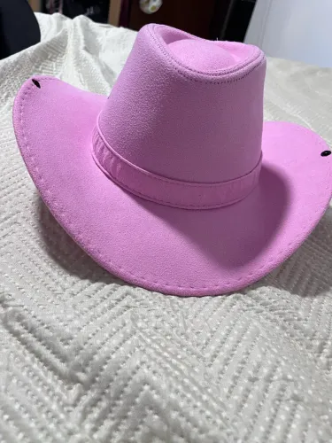 Chapéu boiadeira rosa infantil