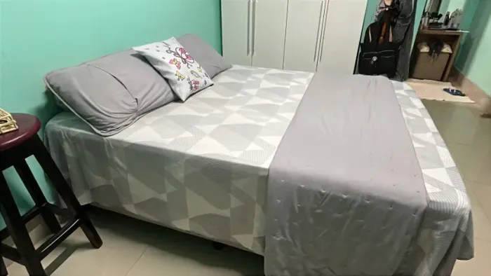 Cama Box Casal 1,38x1,88 Pelmex Fusion (base + colchão)