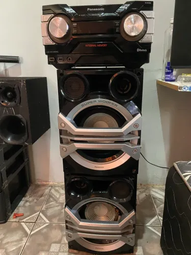 Som residencial super woofer