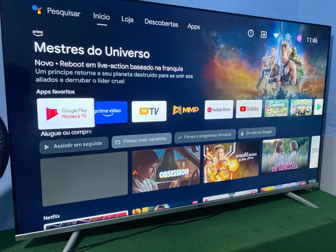 TV Philco 55" em excelente estado. Imagem de alta qualidade, funcionando perfeitamente