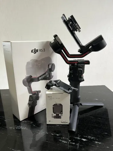 Gimbal DJI Ronin RS3 + Adaptador Vertical Original DJI - pouco utilizado!!
