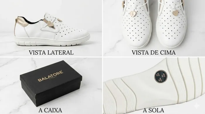 Tênis feminino branco confortável NOVO couro estilo Arezzo